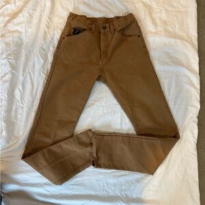 LC King Men's Brown Pants 30x36 Duck fabric